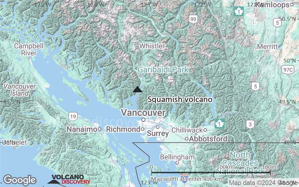 Terrain-type map of Squamish volcano (local scale large)
