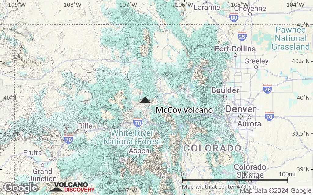 Terrain-type map of McCoy volcano (local scale large)