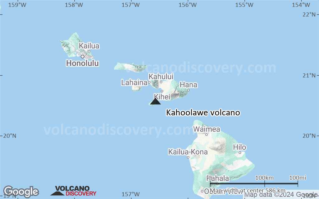 Terrain-type map of Kahoolawe volcano (local scale large)