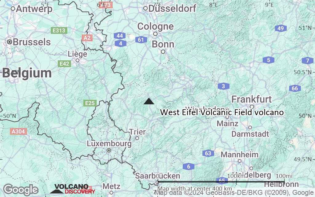 Terrain-type map of West Eifel Volcanic Field volcano (local scale large)
