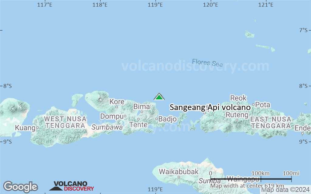 Terrain-type map of Sangeang Api volcano (local scale large)