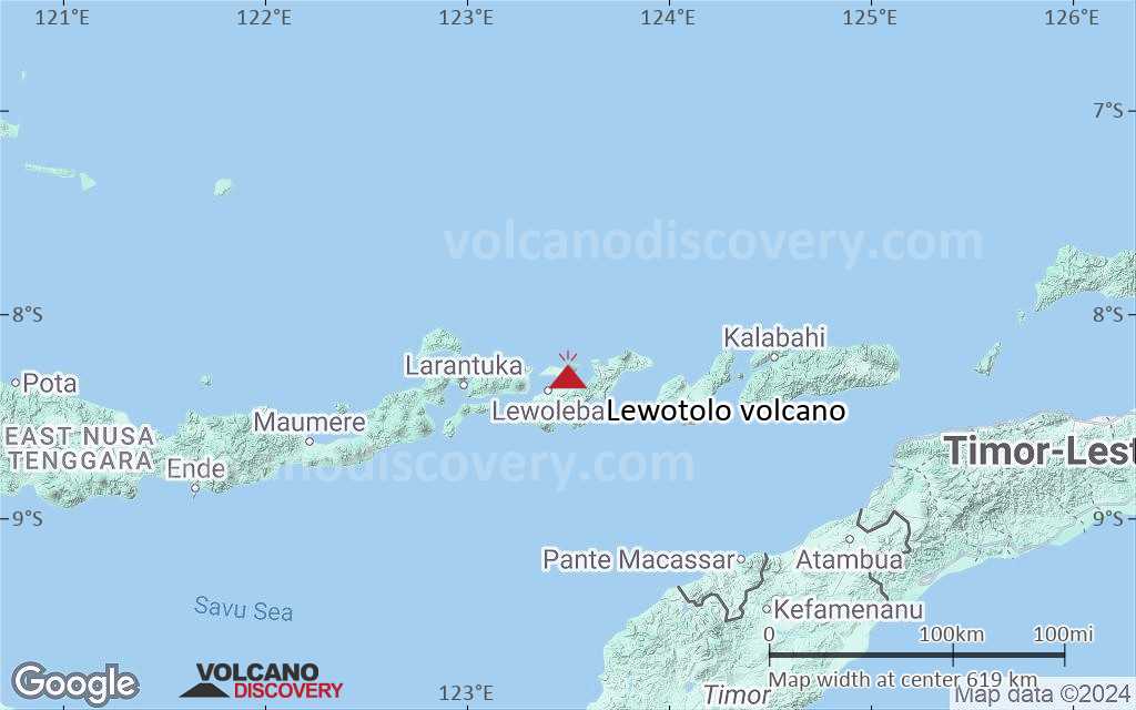 Terrain-type map of Lewotolo volcano (local scale large)