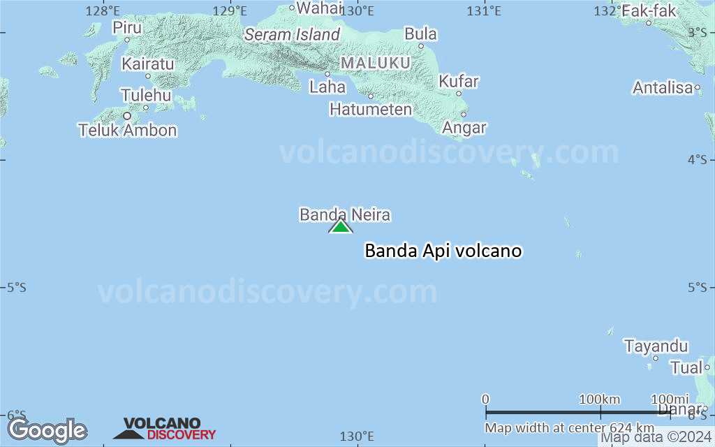 Terrain-type map of Banda Api volcano (local scale large)