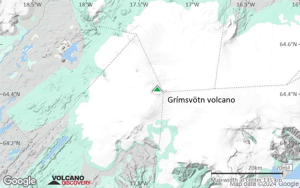 Terrain-type map of Grímsvötn volcano (local scale medium)