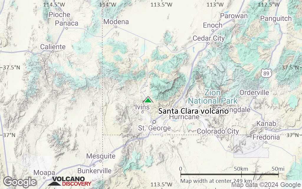 Terrain-type map of Santa Clara volcano (local scale medium)