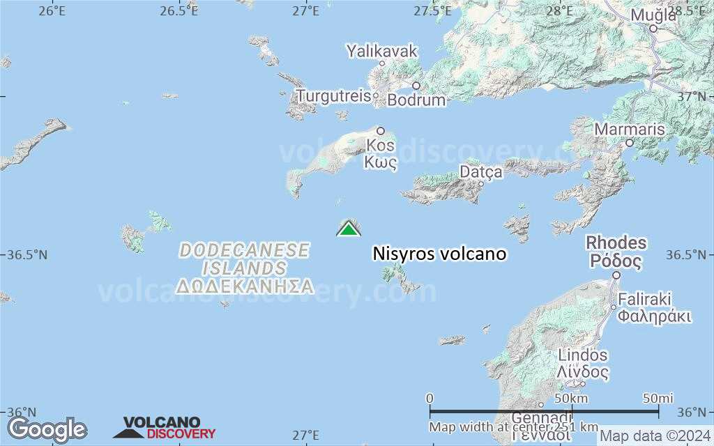 Terrain-type map of Nisyros volcano (local scale medium)
