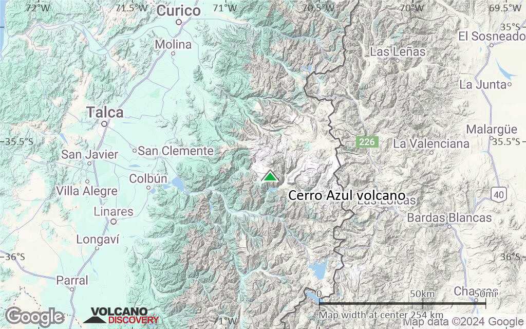 Terrain-type map of Cerro Azul volcano (local scale medium)