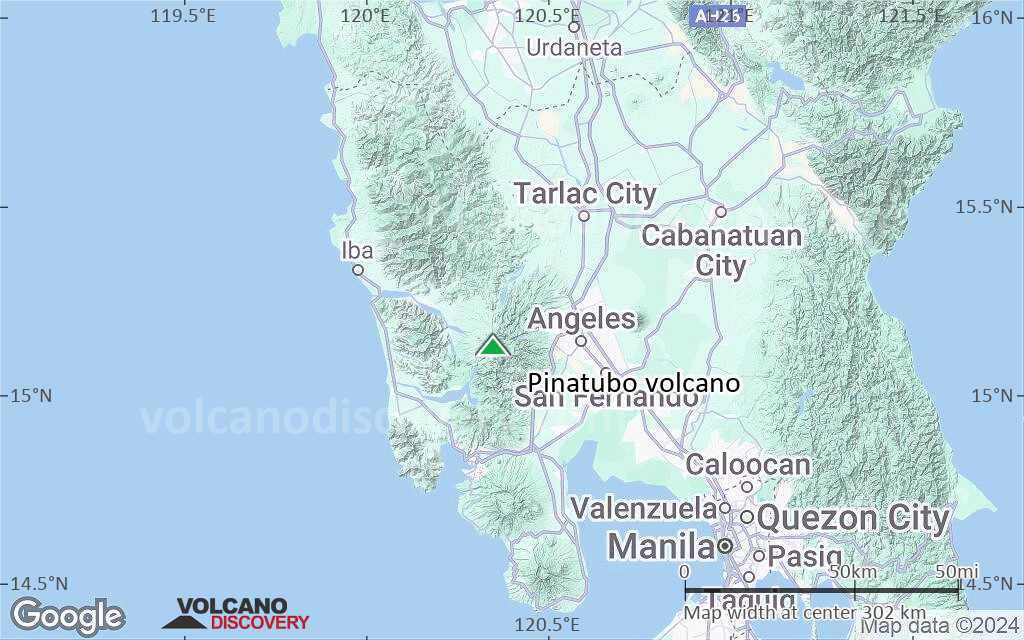 Terrain-type map of Pinatubo volcano (local scale medium)