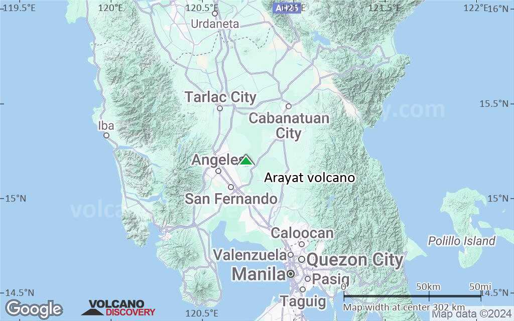 Terrain-type map of Arayat volcano (local scale medium)
