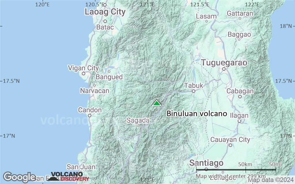 Terrain-type map of Binuluan volcano (local scale medium)