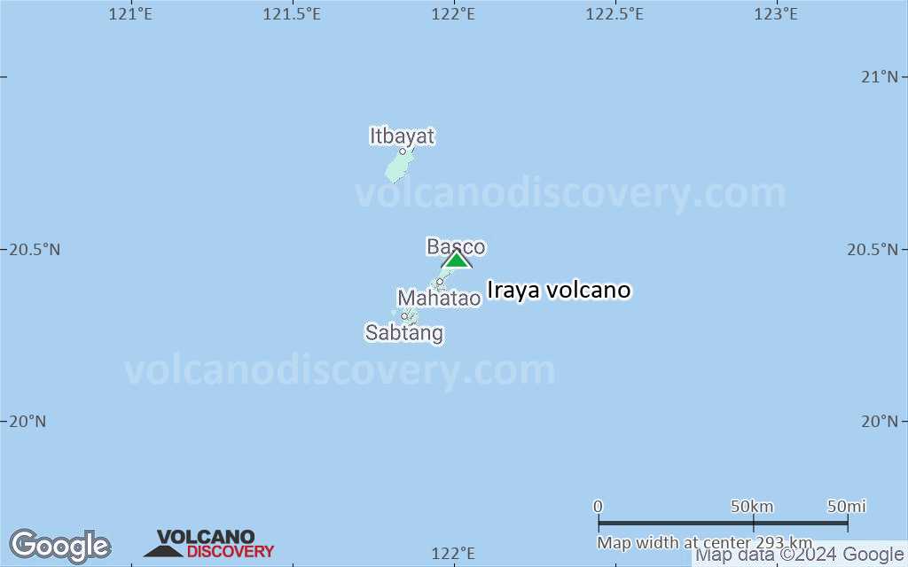 Terrain-type map of Iraya volcano (local scale medium)