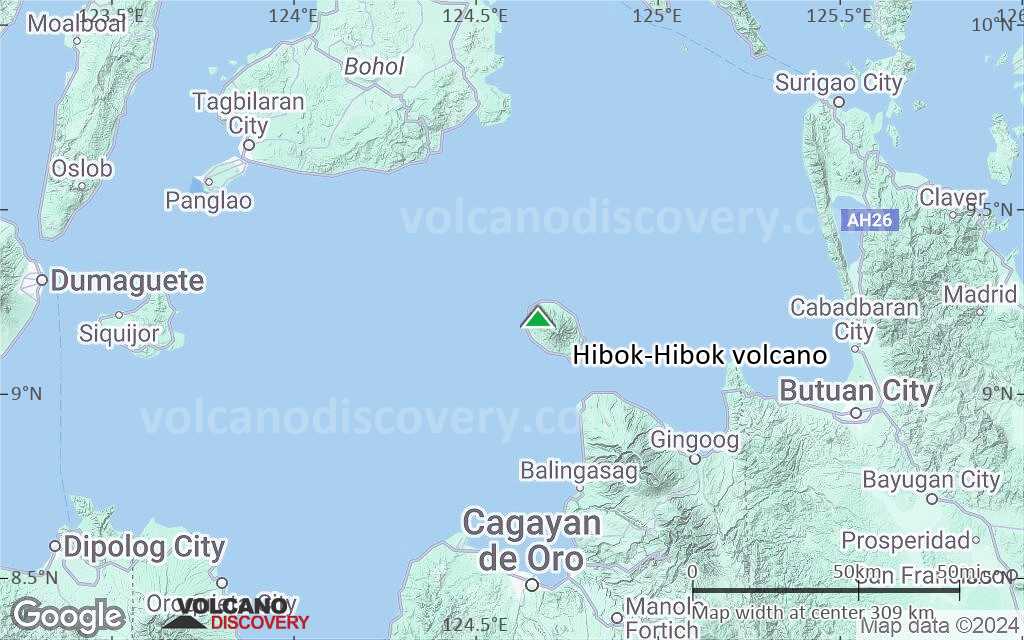 Terrain-type map of Hibok-Hibok volcano (local scale medium)