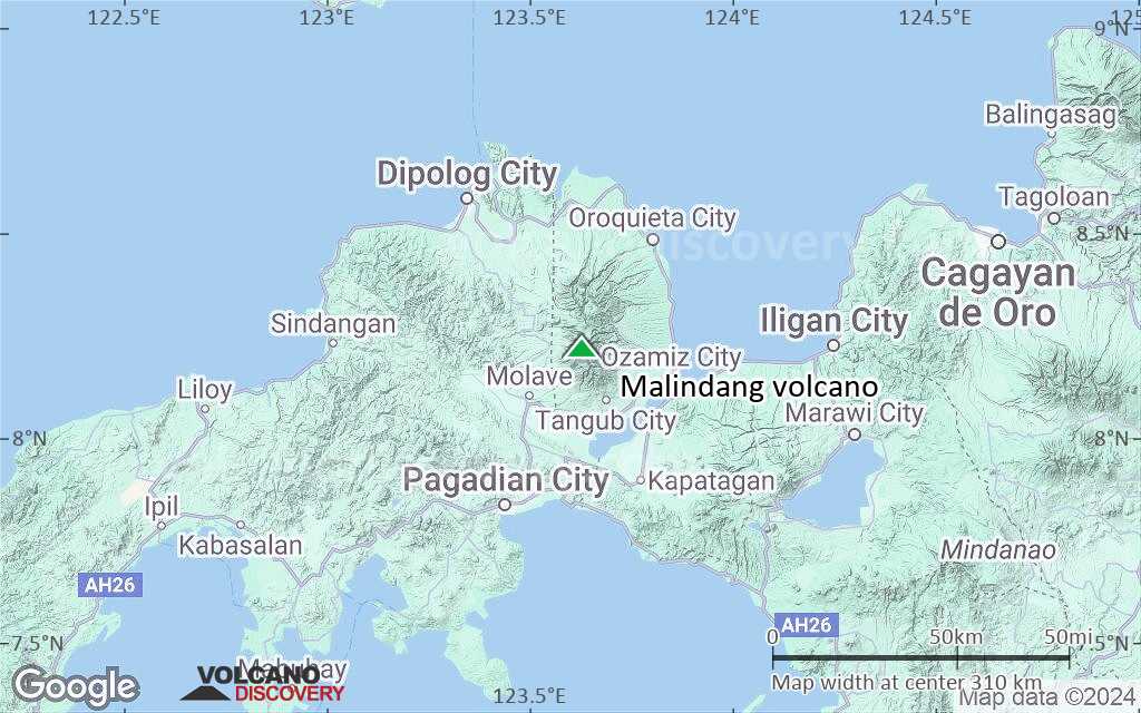Terrain-type map of Malindang volcano (local scale medium)
