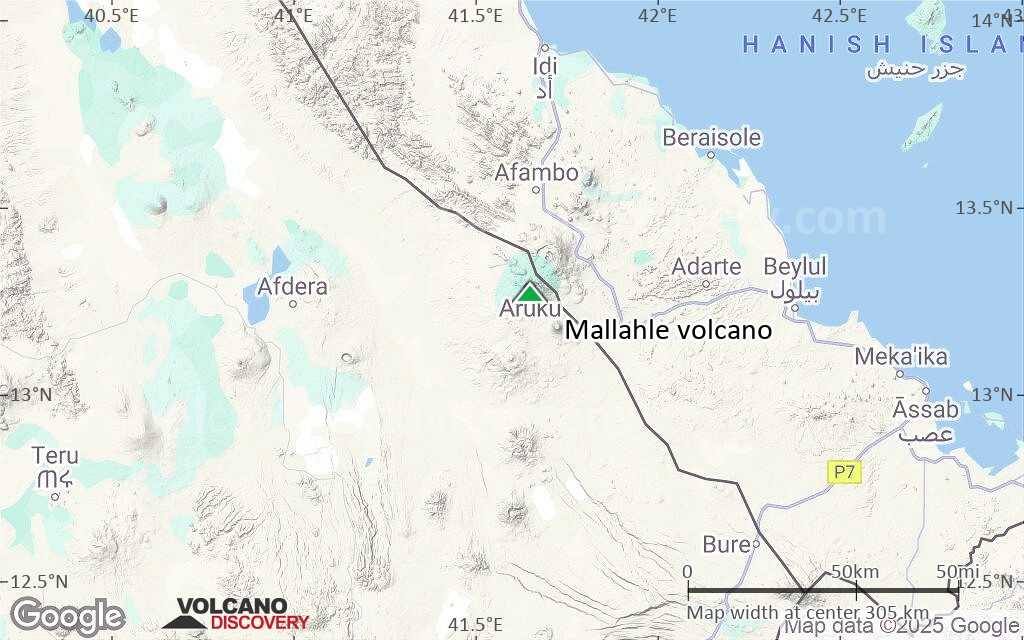 Terrain-type map of Mallahle volcano (local scale medium)