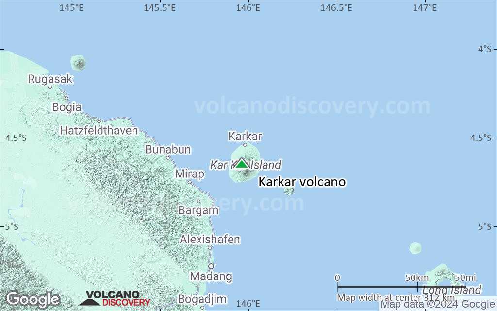 Terrain-type map of Karkar volcano (local scale medium)