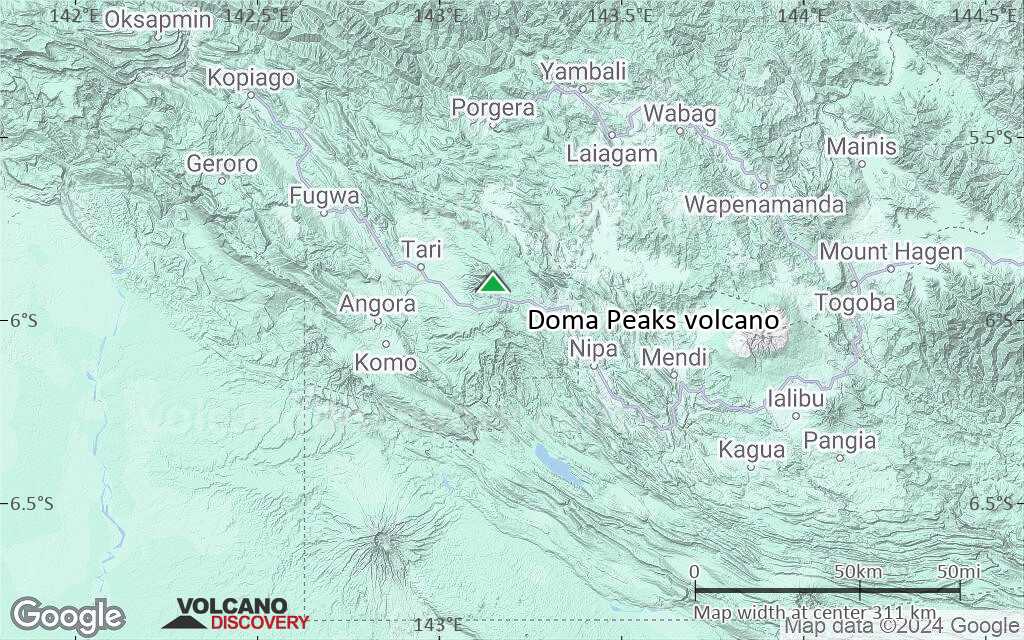 Terrain-type map of Doma Peaks volcano (local scale medium)