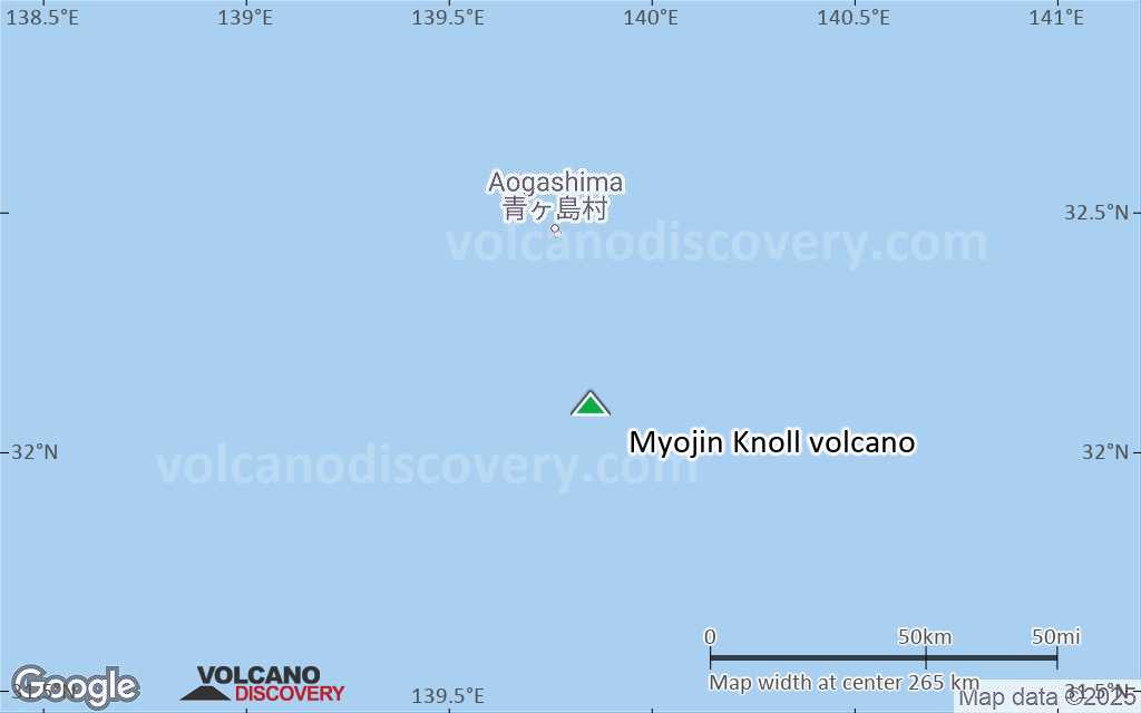 Terrain-type map of Myojin Knoll volcano (local scale medium)