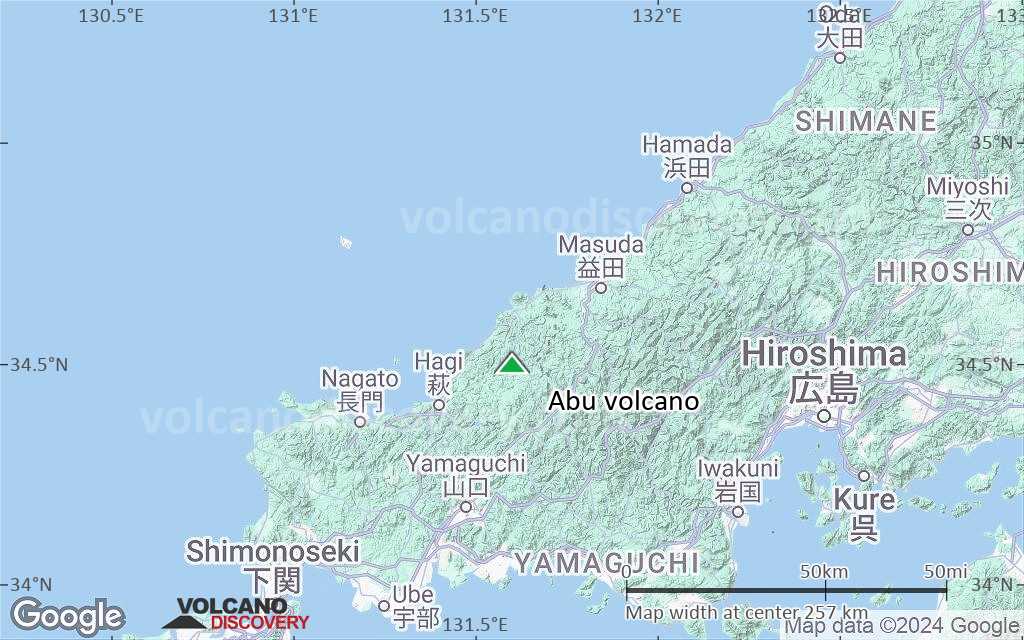Terrain-type map of Abu volcano (local scale medium)