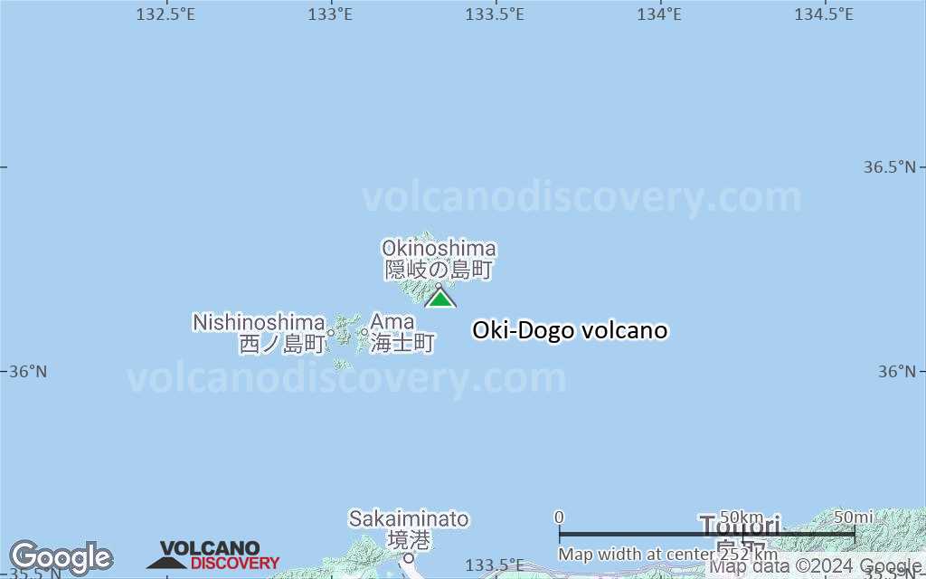 Terrain-type map of Oki-Dogo volcano (local scale medium)