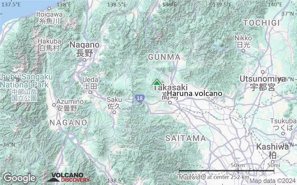 Terrain-type map of Haruna volcano (local scale medium)