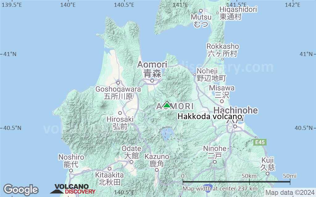 Terrain-type map of Hakkoda volcano (local scale medium)
