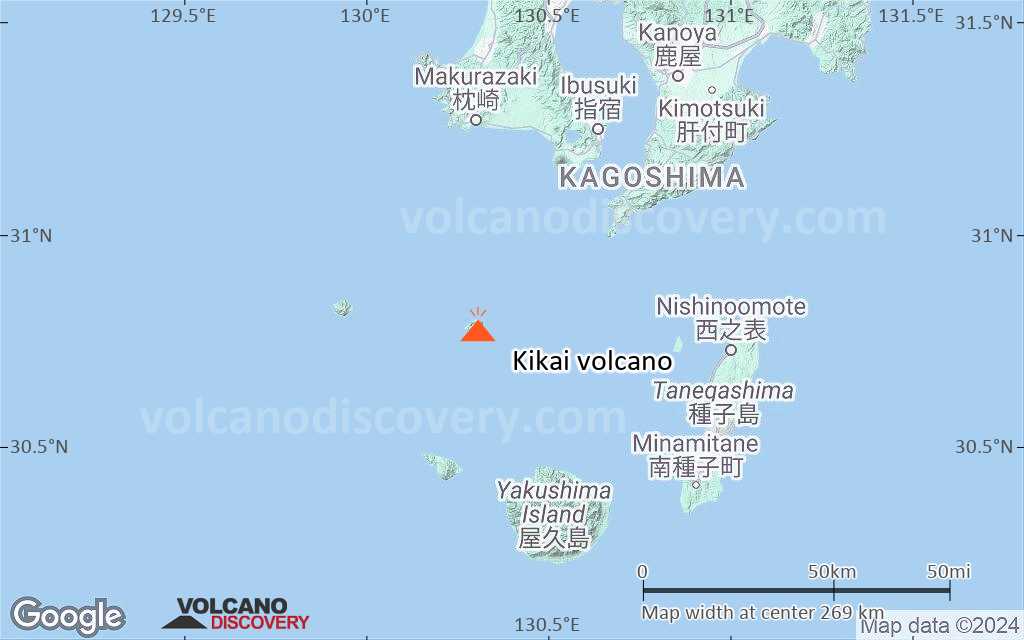Terrain-type map of Kikai volcano (local scale medium)