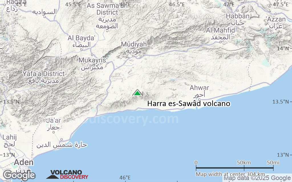 Terrain-type map of Harra es-Sawâd volcano (local scale medium)