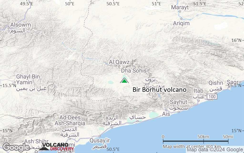 Terrain-type map of Bir Borhut volcano (local scale medium)