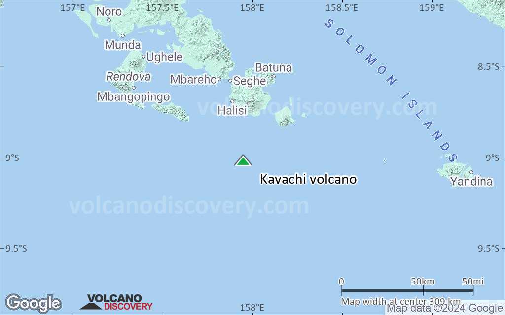 Terrain-type map of Kavachi volcano (local scale medium)