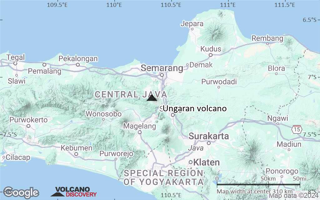 Terrain-type map of Ungaran volcano (local scale medium)