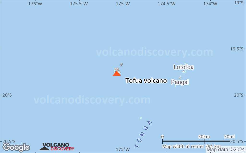 Terrain-type map of Tofua volcano (local scale medium)