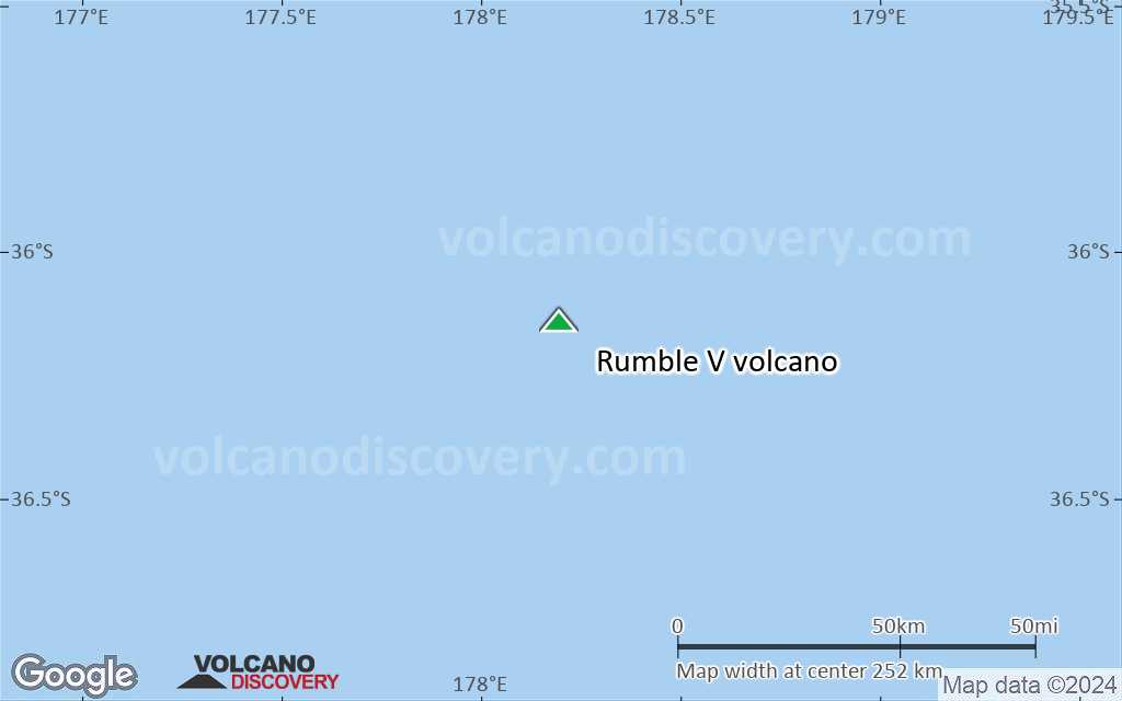 Terrain-type map of Rumble V volcano (local scale medium)