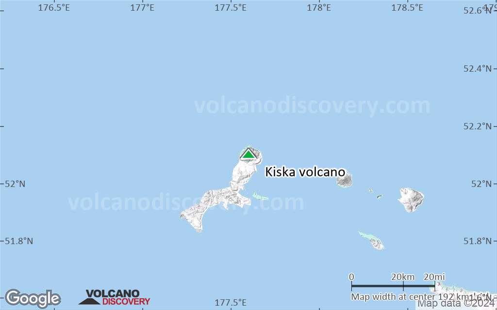 Terrain-type map of Kiska volcano (local scale medium)