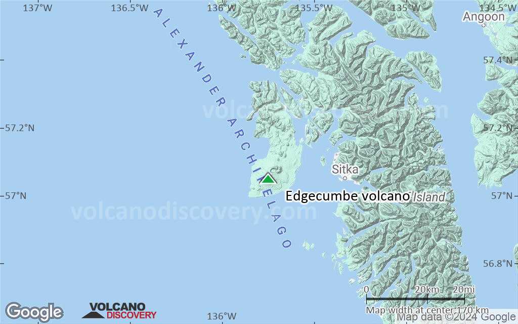 Terrain-type map of Edgecumbe volcano (local scale medium)