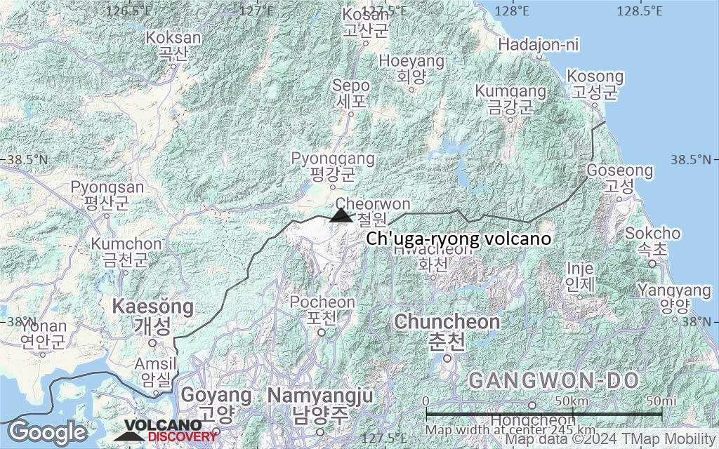 Terrain-type map of Ch'uga-ryong volcano (local scale medium)