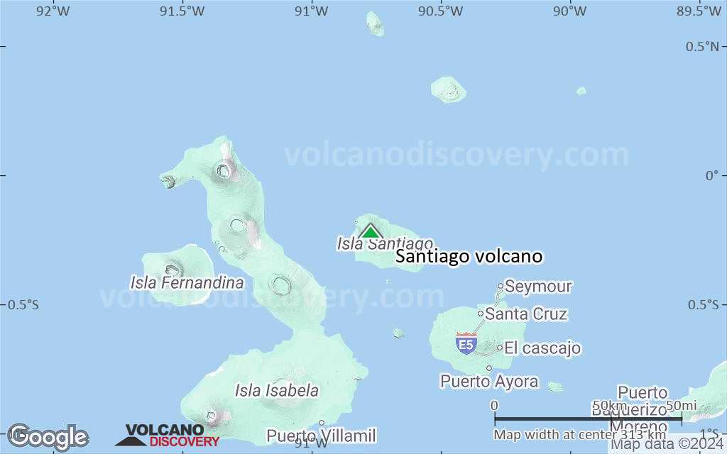 Terrain-type map of Santiago volcano (local scale medium)