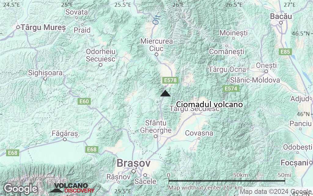 Terrain-type map of Ciomadul volcano (local scale medium)