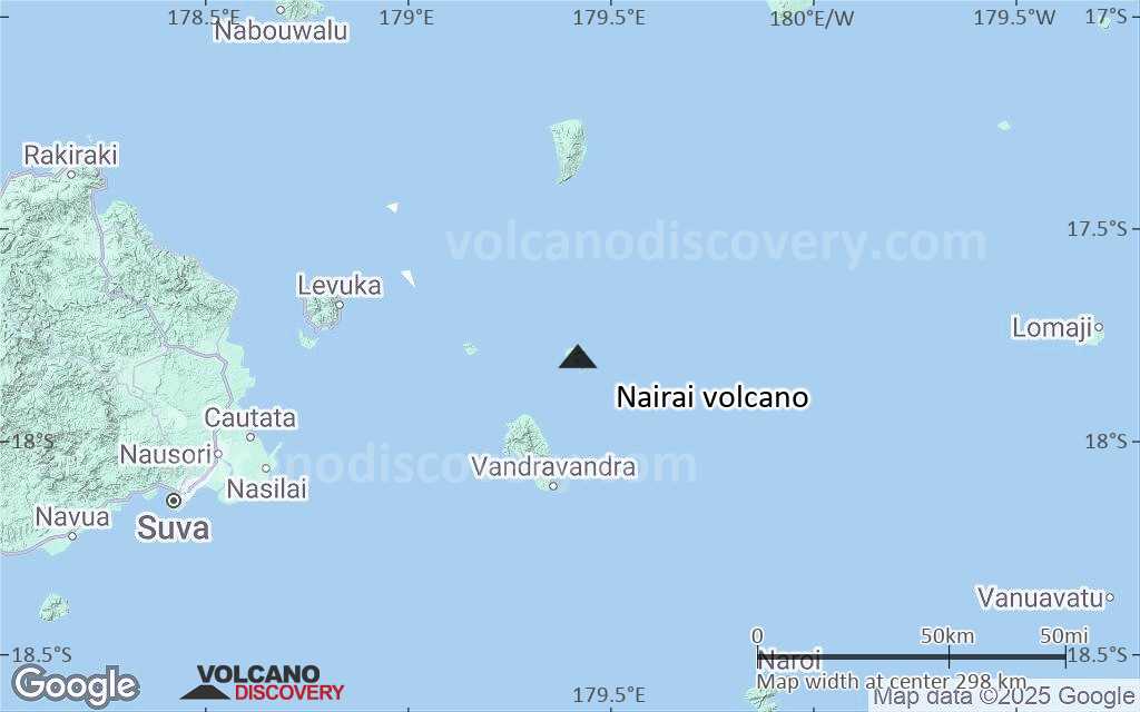 Terrain-type map of Nairai volcano (local scale medium)