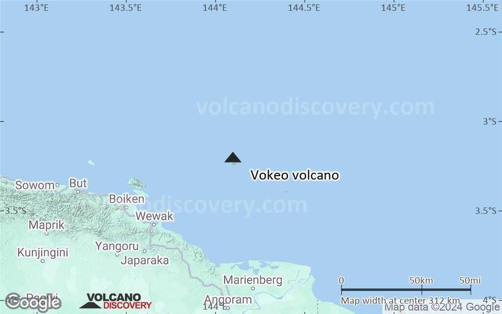 Terrain-type map of Vokeo volcano (local scale medium)