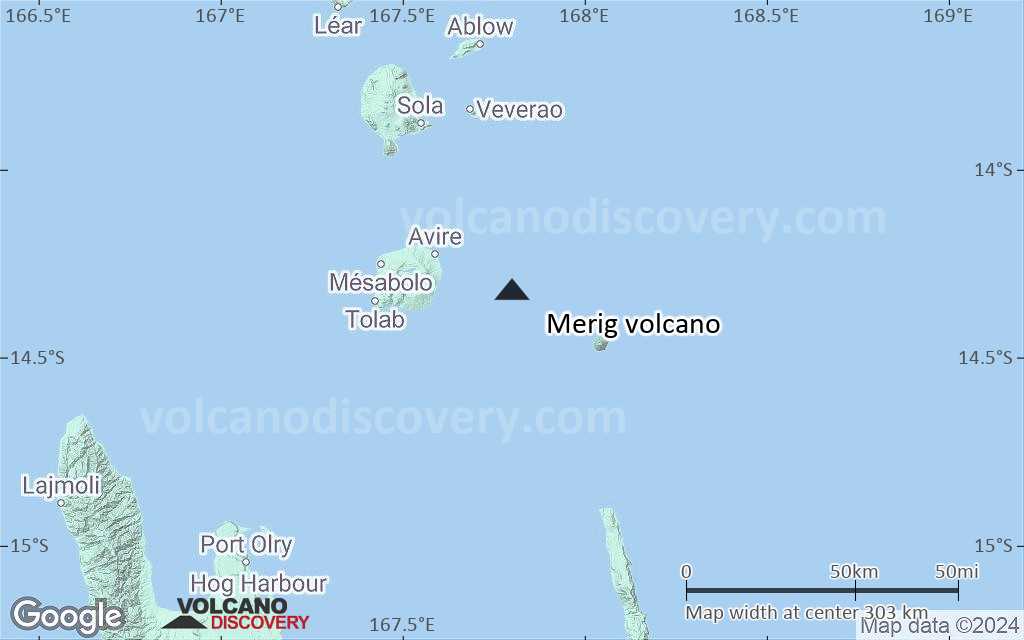 Terrain-type map of Merig volcano (local scale medium)