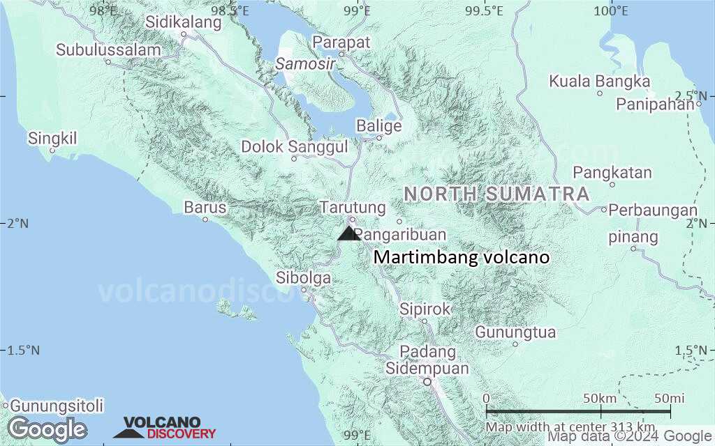 Terrain-type map of Martimbang volcano (local scale medium)