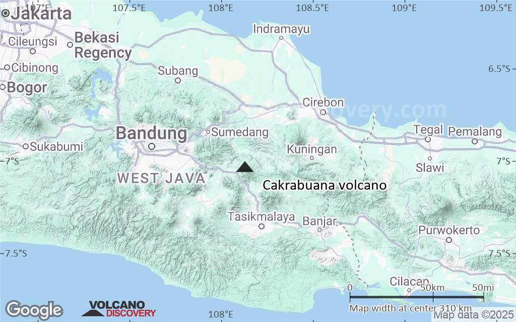 Terrain-type map of Cakrabuana volcano (local scale medium)