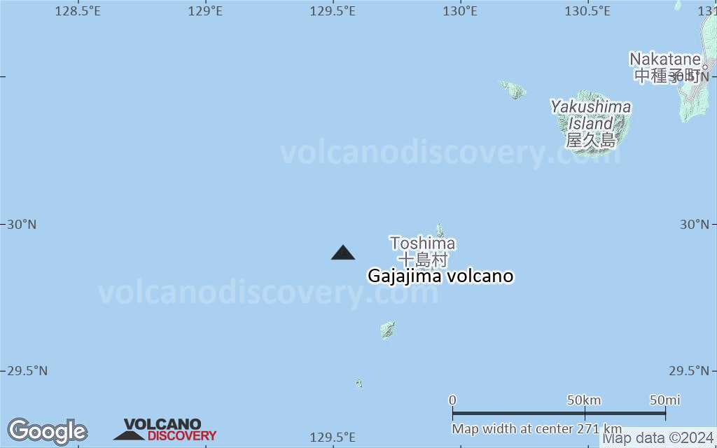 Terrain-type map of Gajajima volcano (local scale medium)