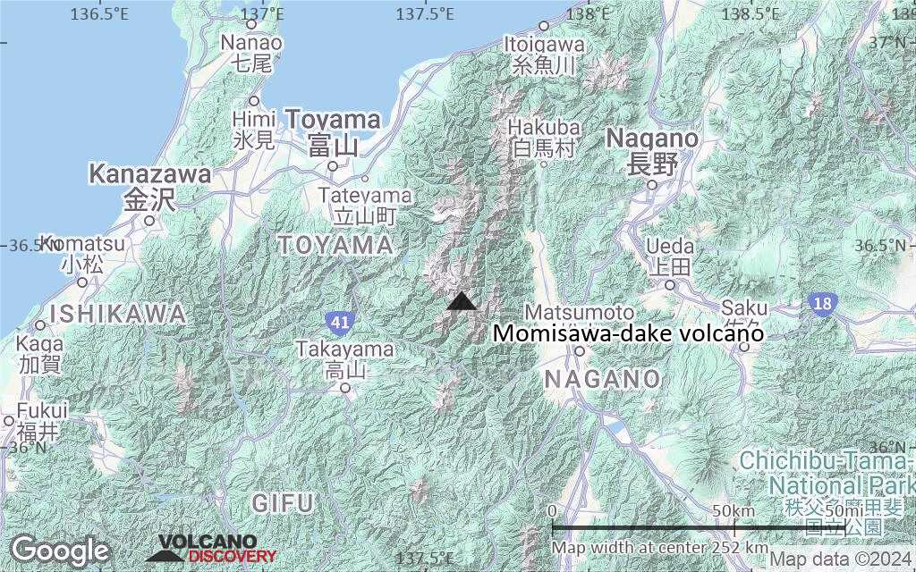 Terrain-type map of Momisawa-dake volcano (local scale medium)