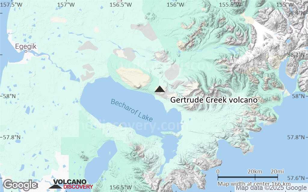Terrain-type map of Gertrude Creek volcano (local scale medium)