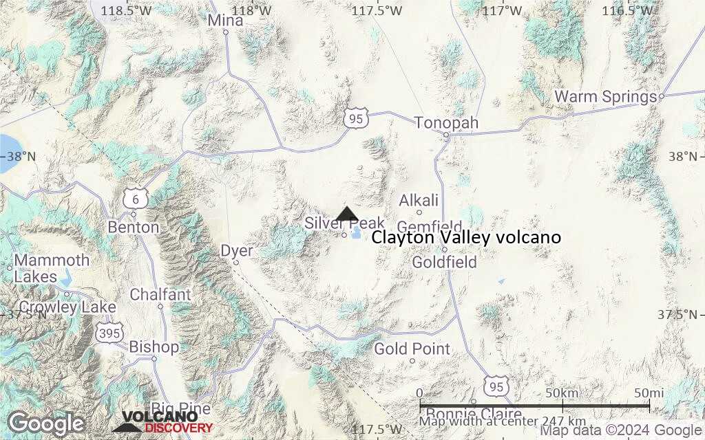 Terrain-type map of Clayton Valley volcano (local scale medium)