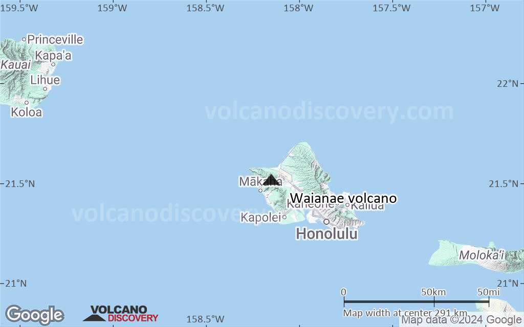 Terrain-type map of Waianae volcano (local scale medium)