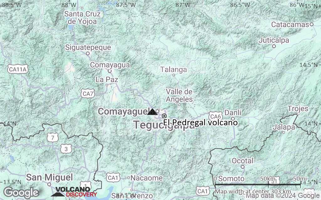 Terrain-type map of El Pedregal volcano (local scale medium)
