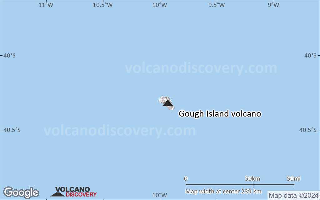 Terrain-type map of Gough Island volcano (local scale medium)