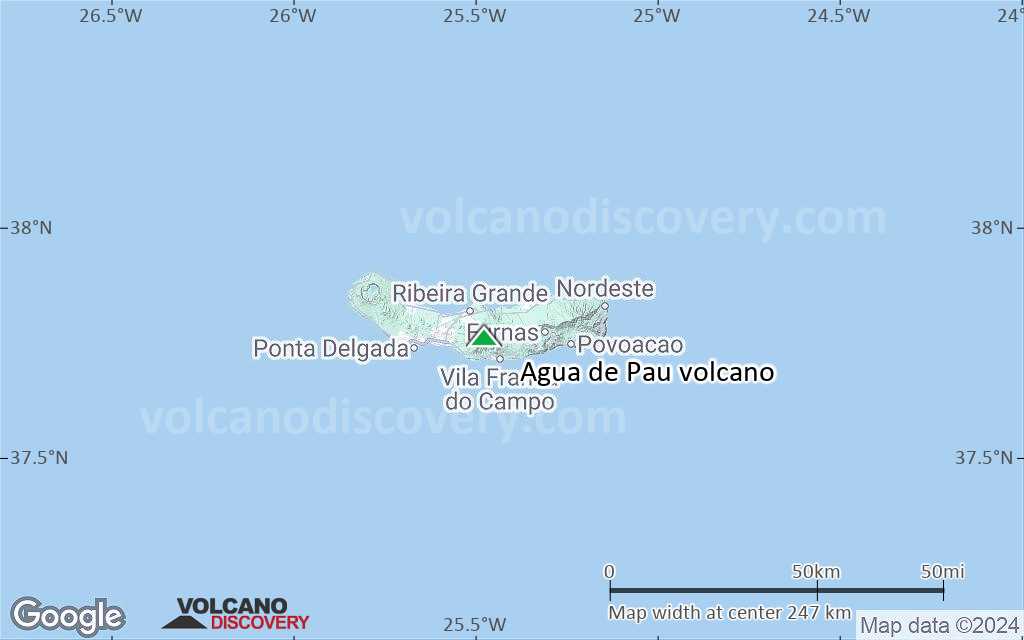 Terrain-type map of Agua de Pau volcano (local scale medium)